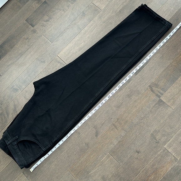 WRANGLER Rustler Men's Black Regular Fit Denim Jeans Pants, Cotton, Straight Leg - Picture 10 of 12